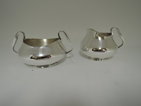 Toxværd Sterling (925) Sugar Bowl & Creamer