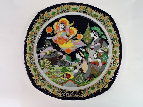 Björn Wiinblad.
Rosenthal.
Christmas plate 1991.