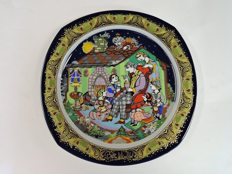 Björn Wiinblad.
Rosenthal.
Christmas plate 1992.