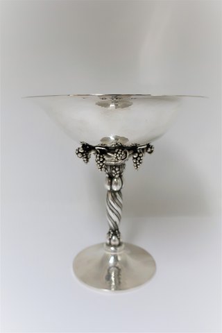 Georg Jensen. Grape bowl on foot. Sterling (925). Design 263B