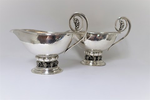 Georg Jensen. Saucenschüssel mit Trauben. Sterling (925). Design 296A