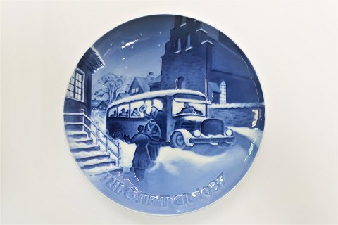 Bing & Grondahl. Christmas plate 1937. Diameter 18 cm. (1 quality)