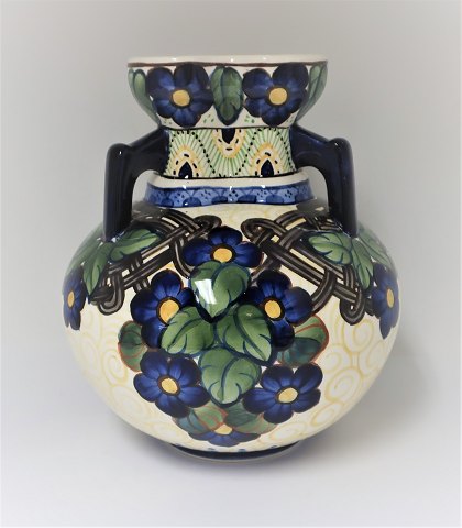 Aluminia. Faience Vase. Height 24 cm. Model 838/147