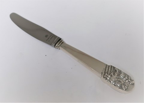 Hans Christian Andersen Abenteur. Kinder Messer. Silberbesteck . Kleiner Klaus & 
großer Klaus. Silber (830). Länge 16,5 cm.