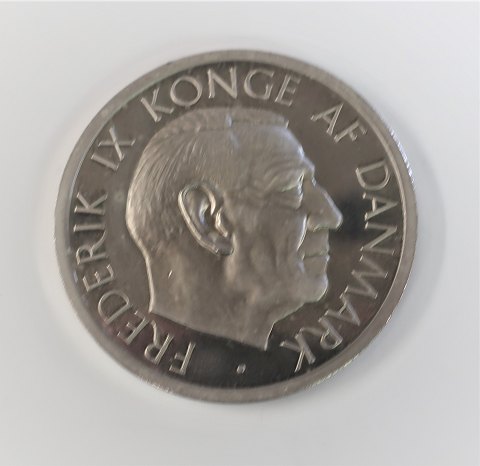 Denmark. Silver Medal. Frederik IX. 70th birthday 1899-1969. Diameter 55 mm.