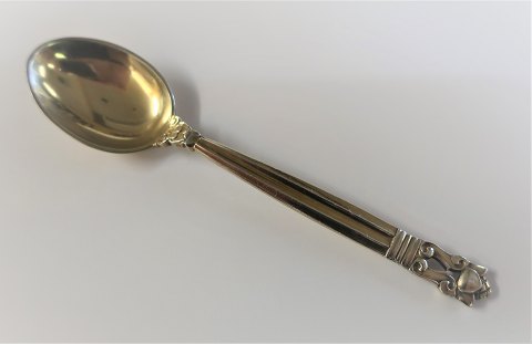 Georg Jensen. Silberbesteck (925). König. Mokkalöffel vergoldet. Es sind 12 
Stück. Produziert 1933 - 1945. Nur zusammen verkauft.