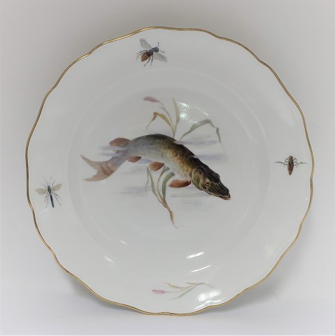 Meissen. Porcelain. Fish plate. Diameter 25 cm