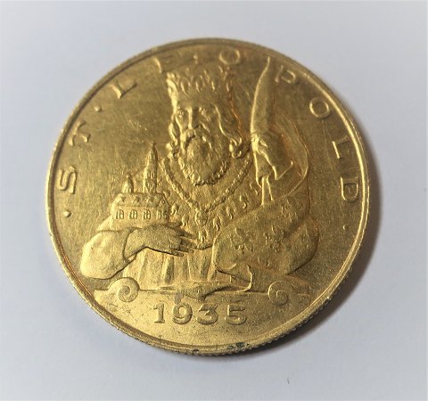 Østrig. Guld 25 Schilling 1935. Diameter 20 mm.