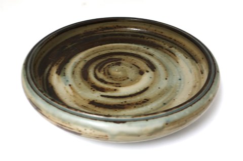 Royal Copenhagen Stoneware. Round dish. Carl Hallier. Model 21823. Diameter 19 
cm. (1 quality)