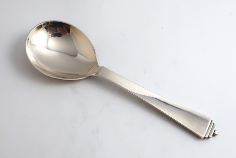 Georg Jensen. Silver cutlery (925). Pyramid. Serving spoon. Length 18 cm. 
Produced 1931