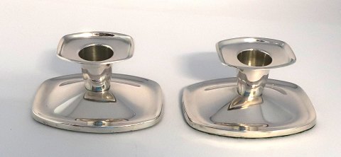 Cohr. Silver candlesticks (830). A pair. Height 4.3 cm