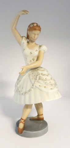 Bing & Grondahl. Porcelain figure. Columbine. Model 2355. Height 25 cm. (3 
quality)