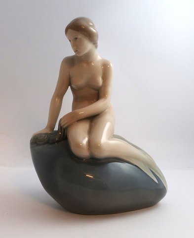 Royal Copenhagen. Porcelain figurine. The Little Mermaid. Model 150 (4431). 
Height 22 cm. (1 quality)