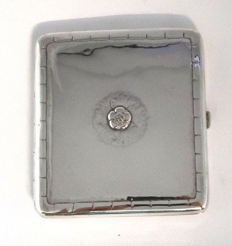 Georg Jensen. Sterling (925). Cigarette case. Model 181. Dimensions 8*9 cm