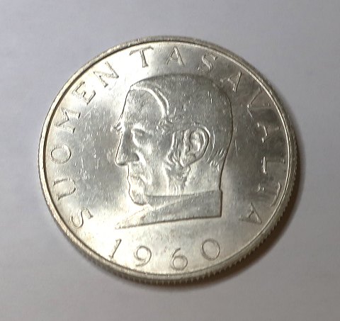 Finland. Silver 1000 Mark 1960.