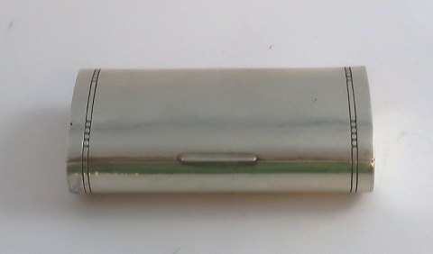 Georg Jensen. Sterling box. Design; Harald Nielsen. Model 191. Length 8 cm. 
Produced 1933-1945.