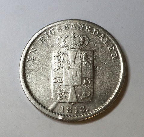Denmark. Frederik Vl. 1 Rigsbankdaler 1813.