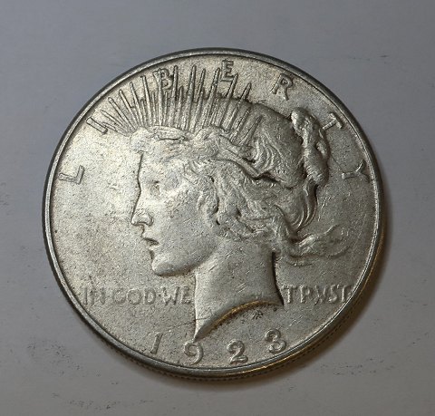 USA. Peace silver $1 dollar 1922 p.