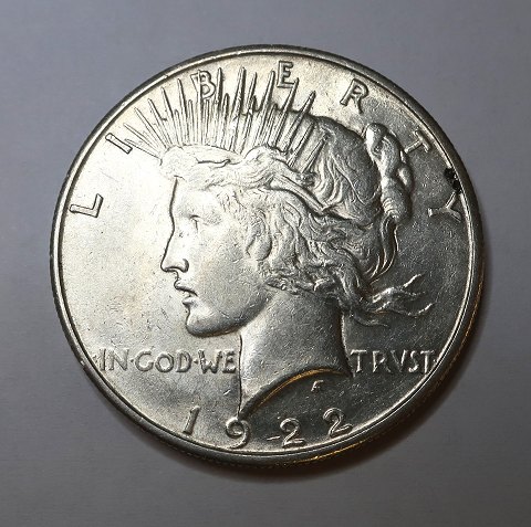 USA. Peace silver $1 dollar 1923 p.