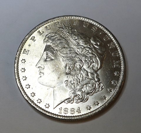 USA. Morgan silver $1 dollar 1884 o.