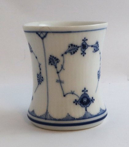 Royal Copenhagen. Blue fluted, plain. Beaker / vase. Model 2157. Height 9.5 cm. (2 quality)