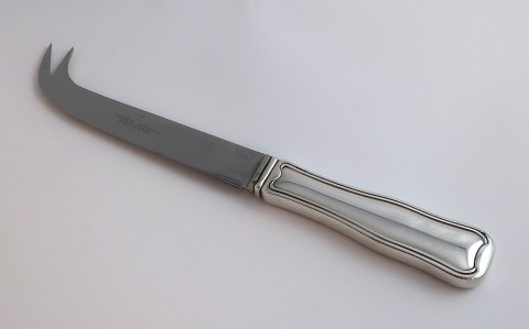 Georg Jensen. Sterling silver. Old danish. Cheese knife with steel blade. Length 18.5 cm.
