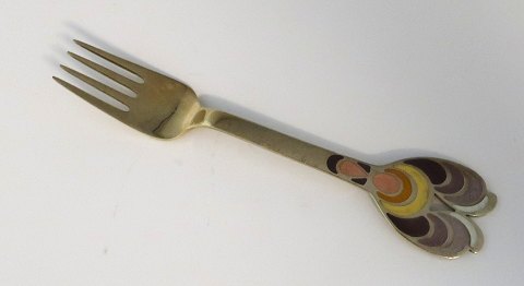 MichelsenChristmas fork1972Sterling (925)