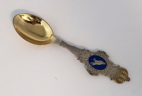 Michelsen. Commemorative spoon with Icelandic falcon. Frederik Vlll