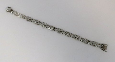 Georg Jensen. Sterling silver bracelet (925). Model 50. Length 20.6 cm. Produced 1933-1945