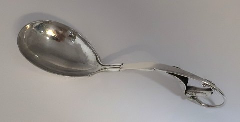 Georg Jensen. Sterling silver (925). Pattern cutlery no. 141. Serving spoon. Length 20 cm.