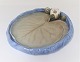 Bing & Grondahl. Large Waterlily dish. Model 2359. Diameter 24 cm. (2. quality)