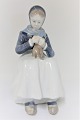 Royal Copenhagen. Amager Girl. Model 1317. Height 22.5 cm. (1 quality)