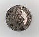 Denmark. Christian V. Pedestalkronen. Silver Coin. 1 krone 1680. Very nice coin.