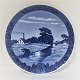 Royal Copenhagen. Memorial plate no. 281. Dairy plate 1937. Design Richard 
Bøcher. Diameter 24.5 cm. (1 quality)