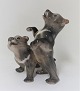 Dahl Jensen. Porcelain figure. Bears. Model 1344. Height 14 cm. (1 quality)