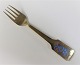 Michelsen. Memorial fork 1970. Queen Ingrid 60th Birthday 1970. Sterling (925). 
Design Rigmor Andersen & Annalize Bjørner