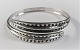 David Andersen, Norway. Silver bangle (925).