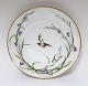 Royal Copenhagen. Dinner plates with bird motif. Diameter 23 cm. Produced approx. 1850. (1 quality)