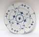 Royal Copenhagen. Blue fluted, plain. Deep plate. Model 165. Diameter 25 cm. (1 
quality)