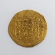 Abu al-Hasan Ali 1331-1351 dinar i guld. Diameter 31 mm. Vægt 4,5 gram