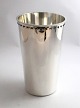 Georg Jensen. Sterling silver vase (925). Bernadotte. Height 18.7 cm.