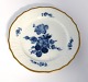 Royal Copenhagen. Blue flower with gold. Cake plate. Model 1627. Diameter 14.5 
cm. (1 quality)