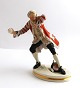 Bing & Grondahl. Snowball throwing man. Figure 25 (8025). Design: Tegner. Height 
15 cm. (1 quality)