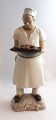 Bing & Grondahl. Porcelain figure. Baker. Model 2223. Height 29 cm. (1 quality)