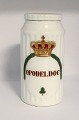 Königliches Kopenhagen. Apothekerglas. Opodeldoc. Höhe 16,5 cm. Hergestellt vor 
1923. (1 Wahl)