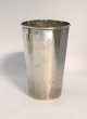 Sterling silver vase. Height 11 cm. Diameter 7 cm.