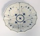 Royal Copenhagen. Blue Fluted, plain. Pickle dish. Model 142. Diameter 21 cm. (1 
quality)