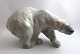Royal Copenhagen. Porcelain figurine. Standing Polar Bear. Model 1137. Length 27 
cm. (3 quality)