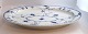 Royal Copenhagen. Blue Fluted Half Lace. Oval serving platter. Model 535. Length 
47.5 cm. Width 36 cm. (1 quality). Produced before 1923