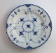 Royal Copenhagen. Blue fluted, half lace. Dinner plate. Model 571. Diameter 25 
cm. (2 quality)